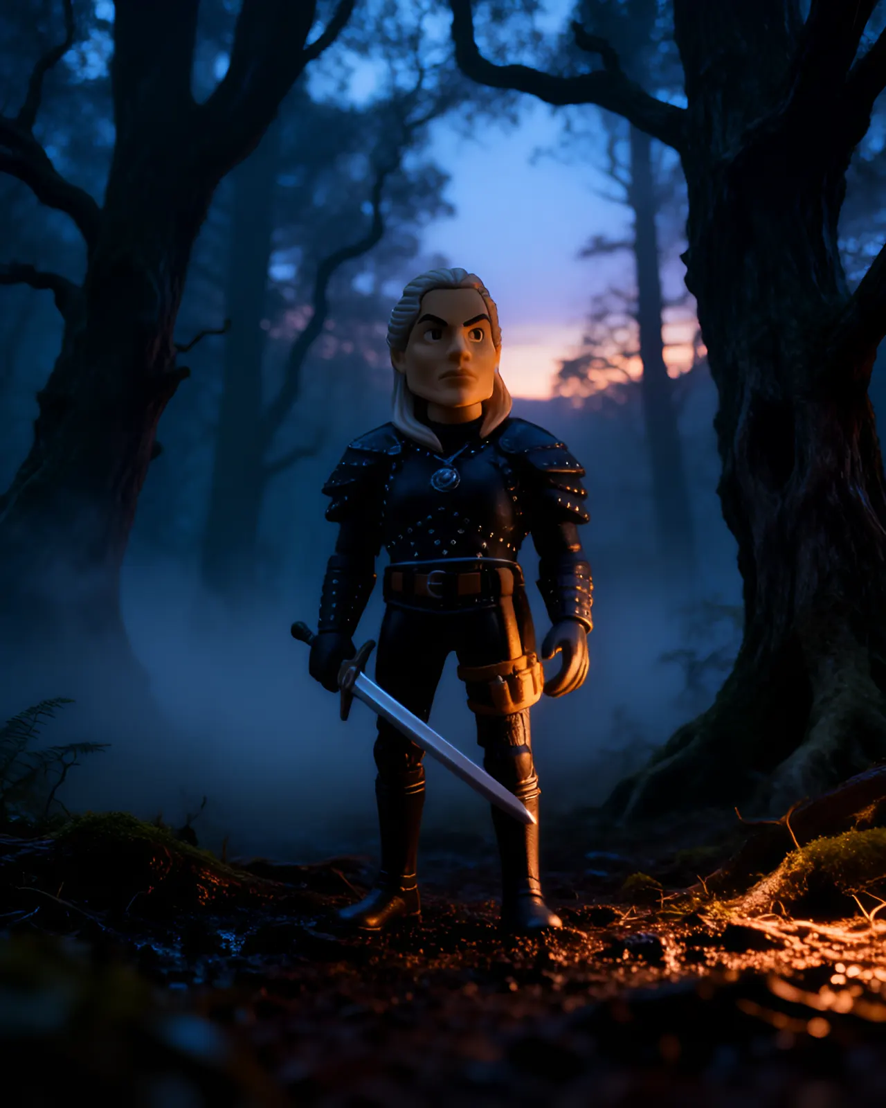 Minix The Witcher Geralt of Rivia 4.75" Collectible Figurine #105 - Image 10