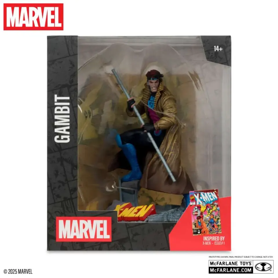 McFarlane Toys Gambit 1:10 Scale Collectible - Marvel X-Men #1 Scene - Image 5