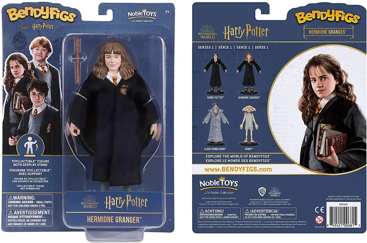 Noble Collection Hermione Bendy Figure - Harry Potter - Image 6