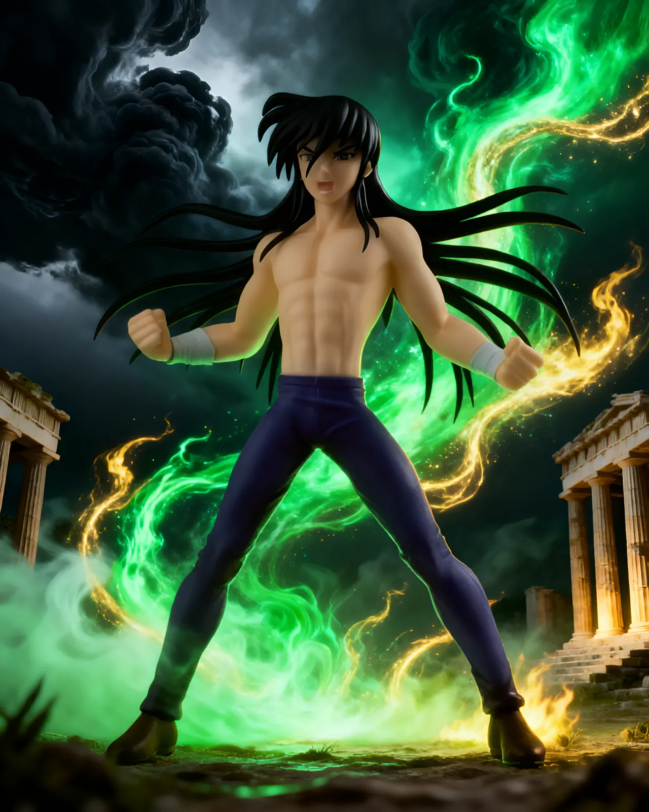 Banpresto Saint Seiya Dragon Shiryu Statue – Saint Cosmo Memoir - Image 4