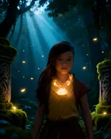 Jakks Pacific Disney Raya Light-Up Kumandra Flower Necklace - Thumbnail 6