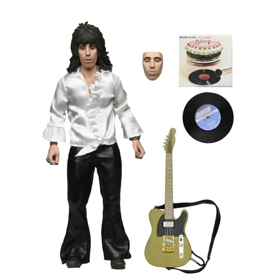 NECA The Rolling Stones Keith Richards 1975 8" Clothed Action Figure - Image 1
