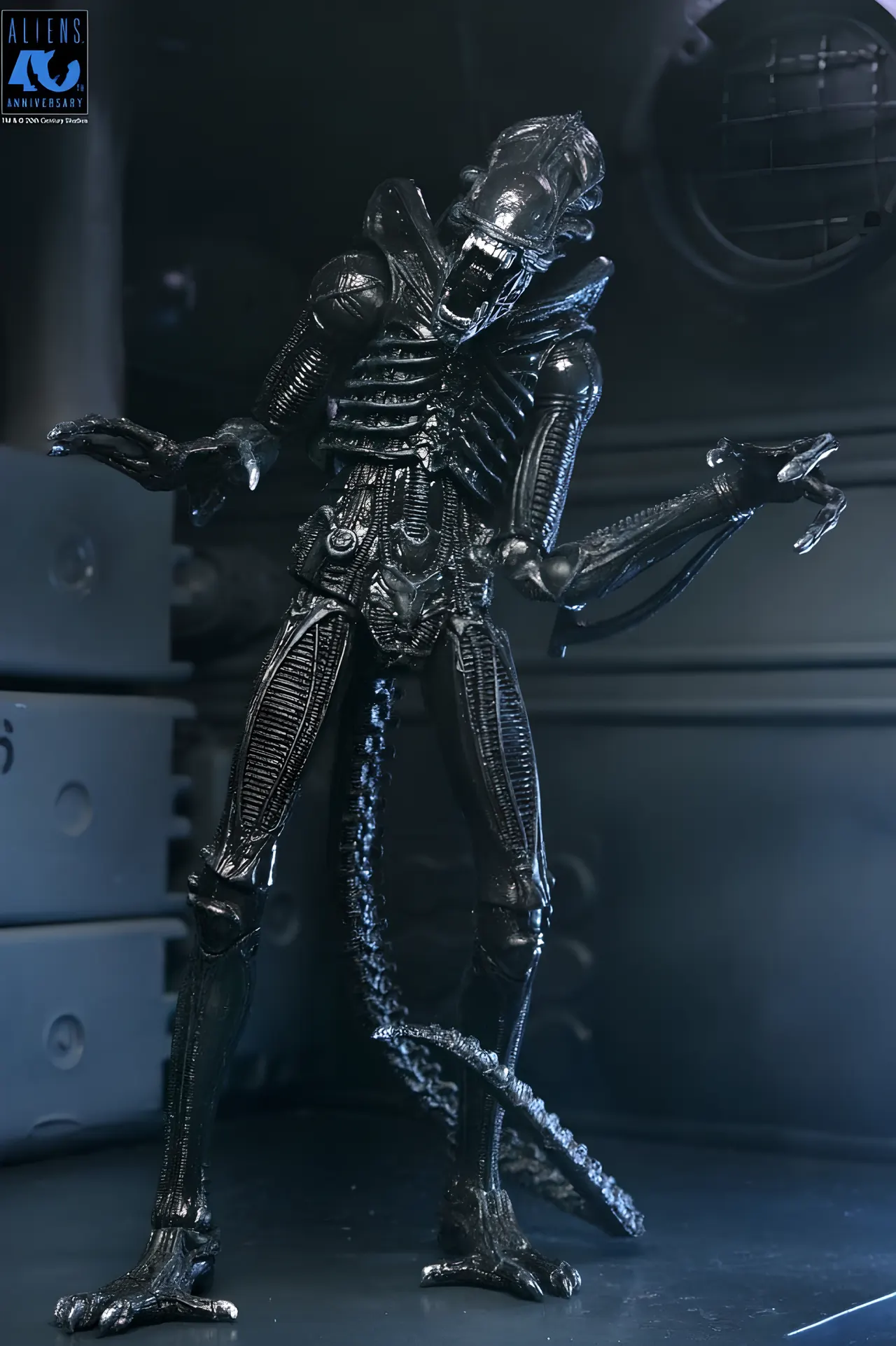 NECA Aliens Ultimate Action Figure – Xenomorph Warrior (40th Anniversary, 23 cm) - Image 7