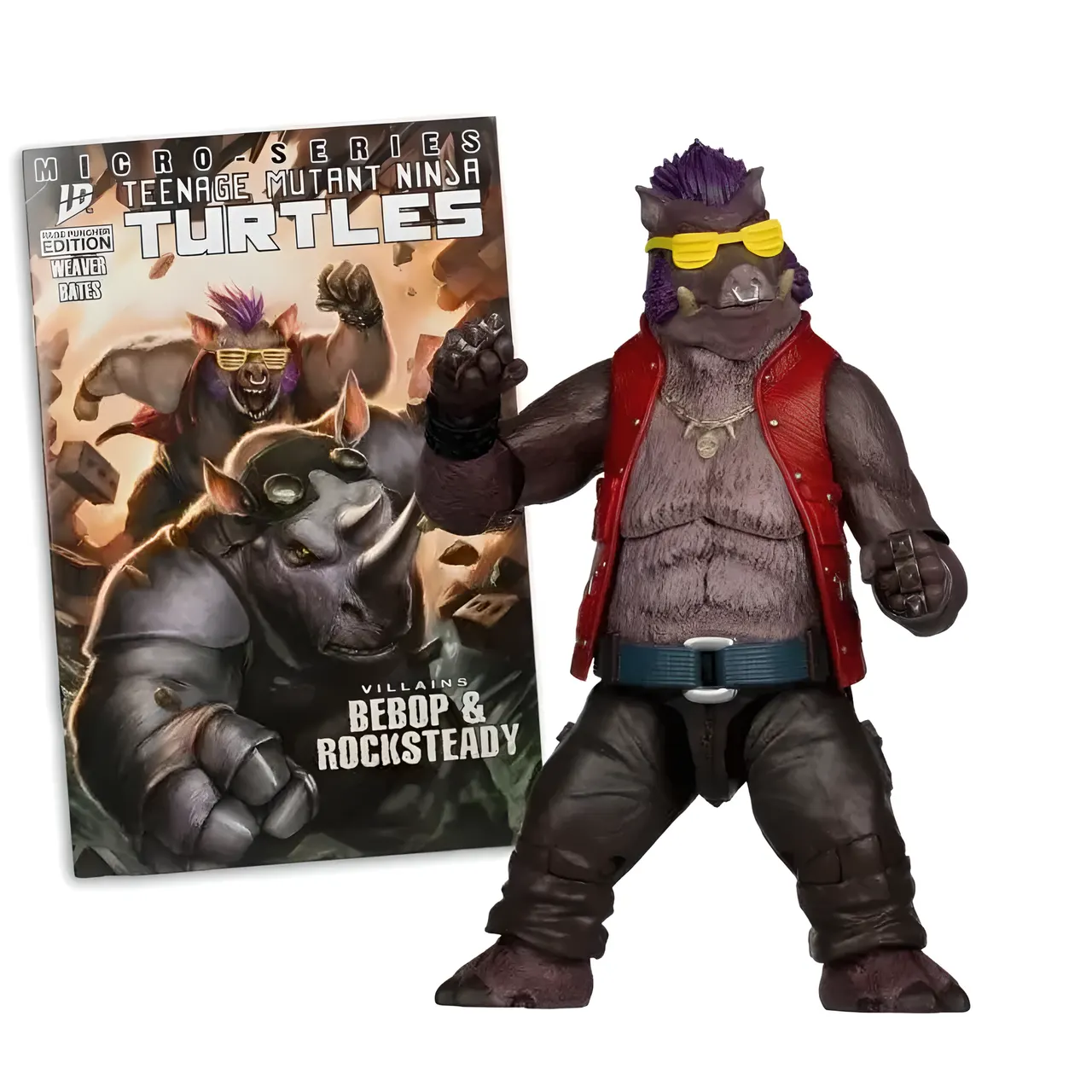 McFarlane Toys TMNT Page Punchers – Bebop Action Figure + Comic - Image 2