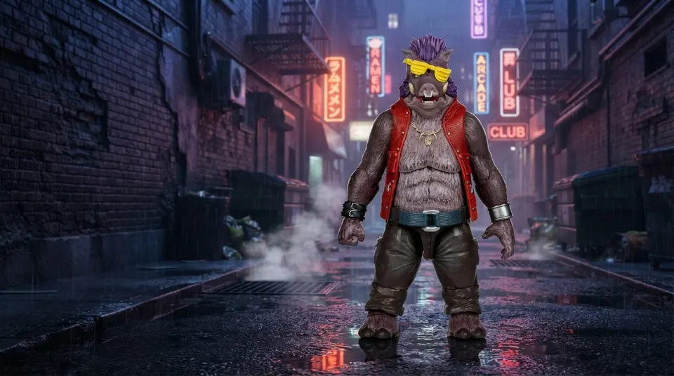 McFarlane Toys TMNT Page Punchers – Bebop Action Figure + Comic