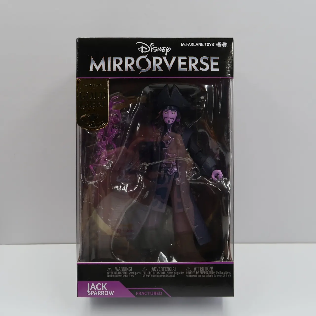 McFarlane Toys Disney Mirrorverse Jack Sparrow Gold Label Fractured 7" - Image 6