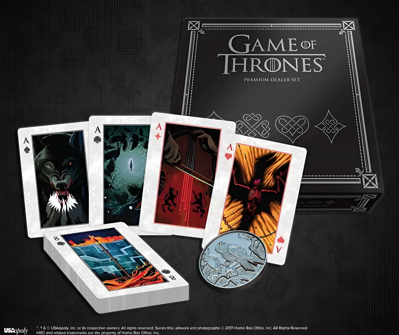 USAopoly Game of Thrones Premium Playing Cards Dealer Set - Image 2
