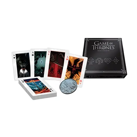 USAopoly Game of Thrones Premium Playing Cards Dealer Set