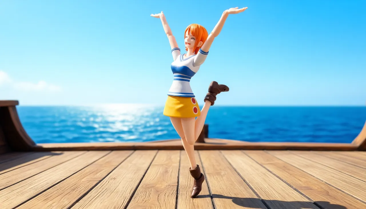 Bandai Spirits One Piece S.H.Figuarts Nami (Romance Dawn) Figure - Image 12