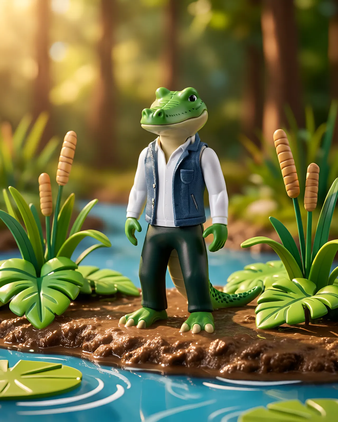 Grandi Giochi Camillo Coccodrillo Collectible Figure - Image 2