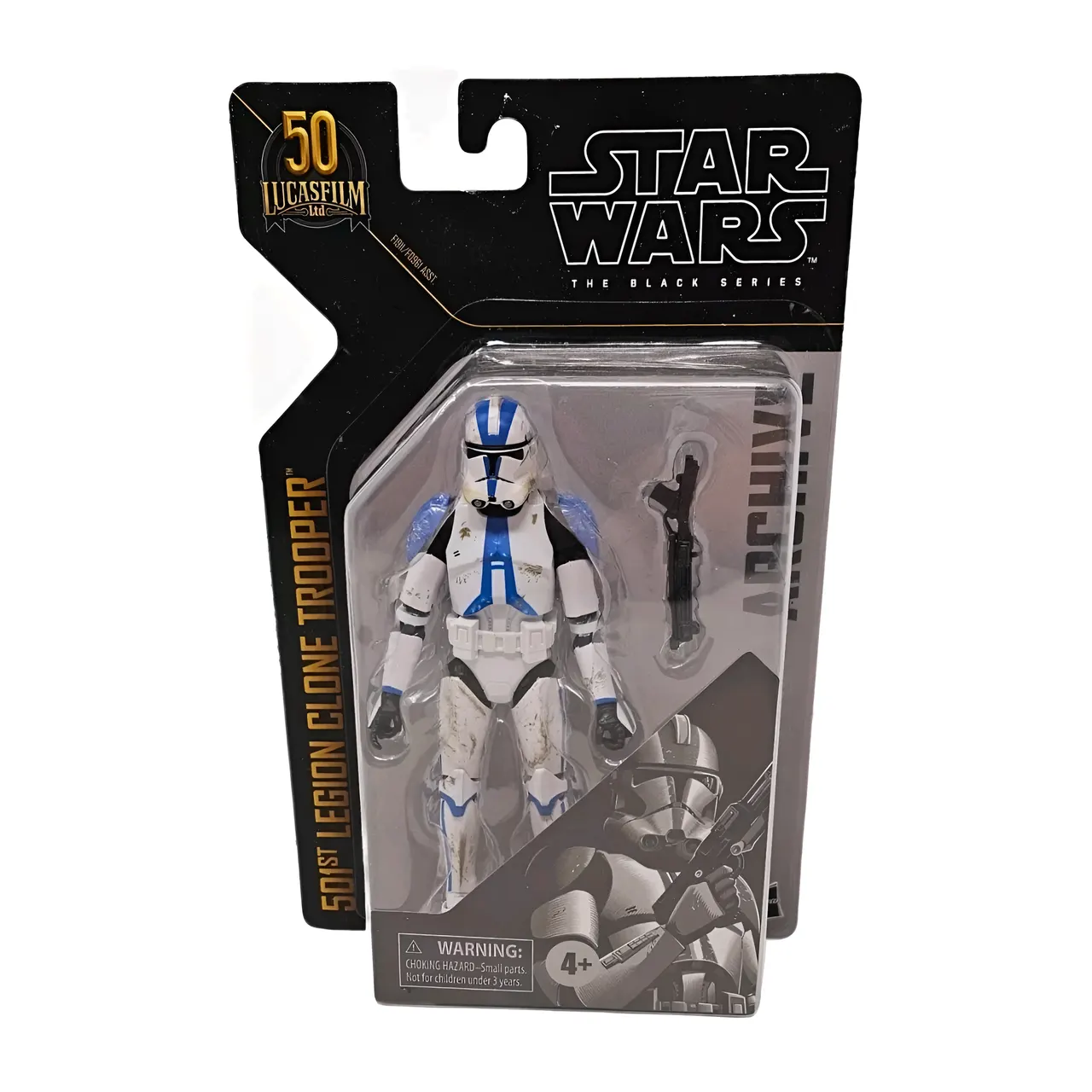 Hasbro Star Wars Black Series Archive 501st Legion Clone Trooper 6in Figure - Image 3