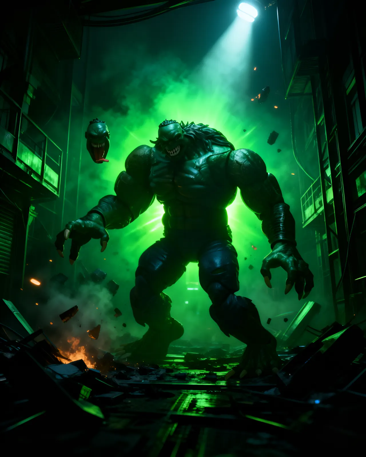 Hasbro Marvel Legends Hulk 2099 Deluxe 7in Action Figure - Image 9