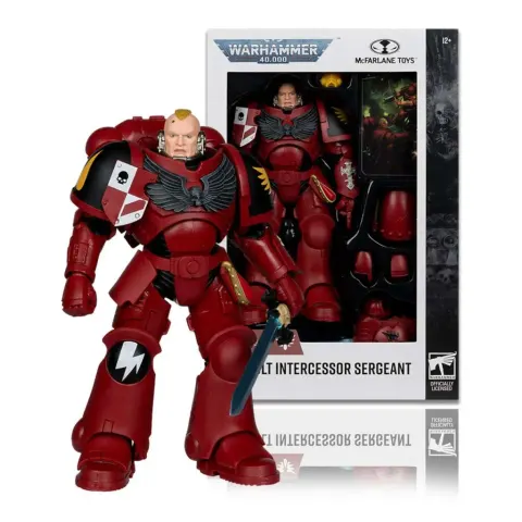 McFarlane Toys Warhammer 40k Blood Angels Assault Sergeant Proof 7in