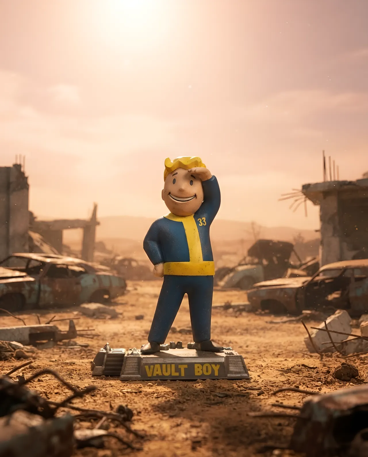 McFarlane Toys Movie Maniacs Fallout Vault Boy Variant 2 - Image 8