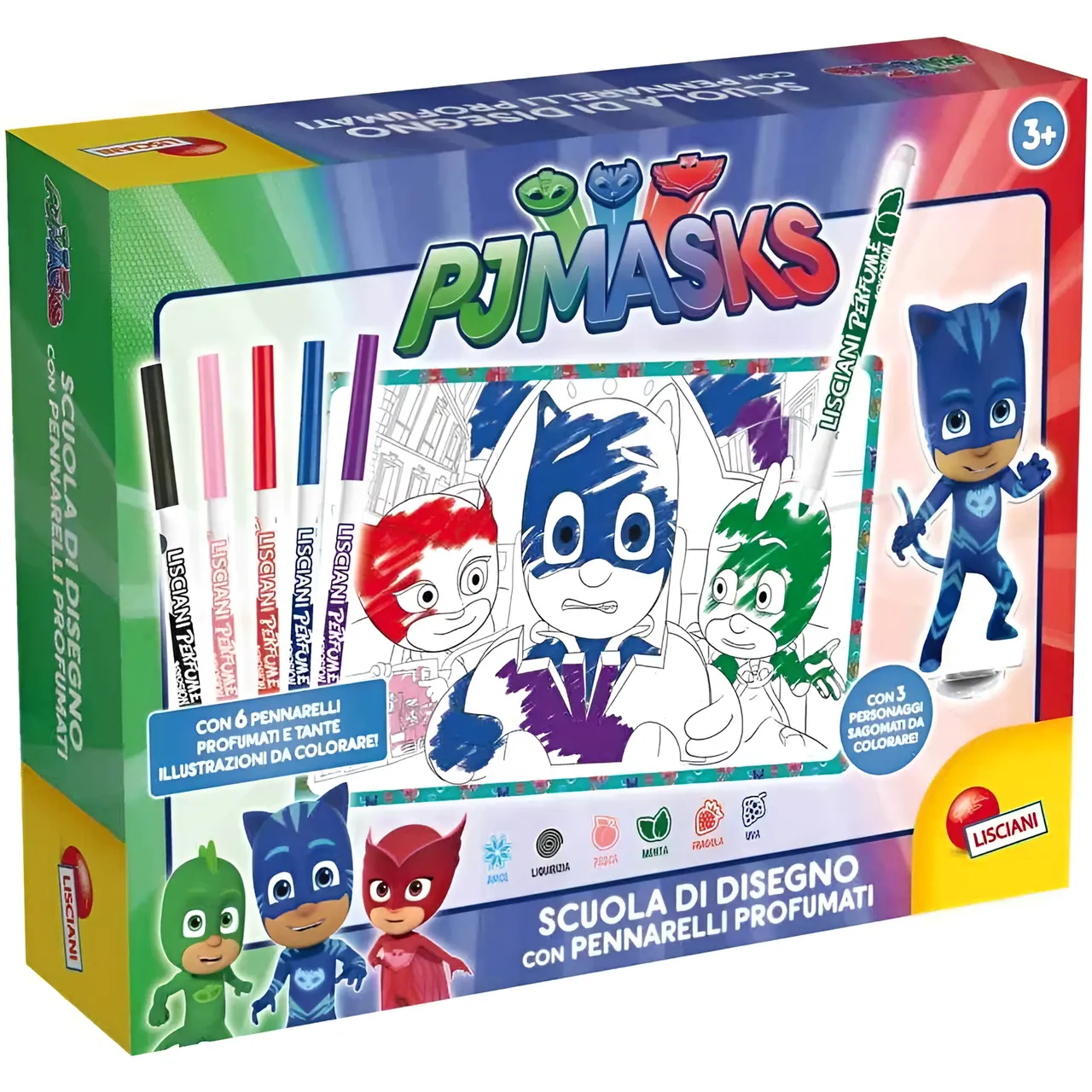 Lisciani PJ Masks Scuola di Disegno Activity Book - Image 1