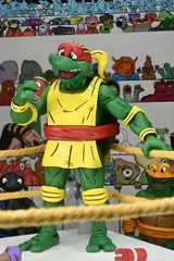 NECA Teenage Mutant Ninja Turtles Stump Wrestling 4‑Pack – Figuras de Acción de 7 pulgadas - Thumbnail 3