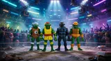 NECA Teenage Mutant Ninja Turtles Stump Wrestling 4‑Pack – Figuras de Acción de 7 pulgadas - Thumbnail 8