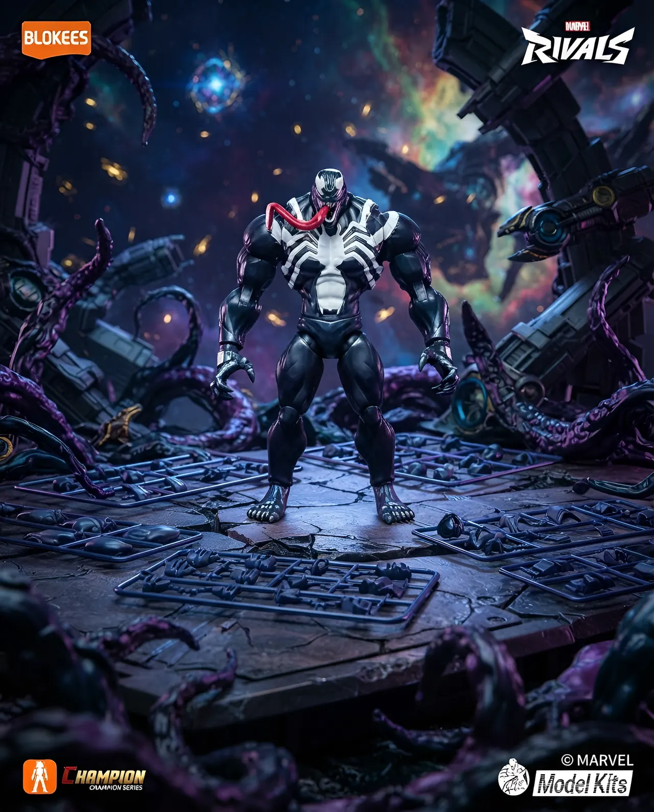 Kit de modèle Blokees Venom Champion Class – Marvel Rivals - Image 7