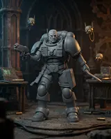 McFarlane Toys Warhammer 40K Lieutenant Phobos Armour Ultramarines 7" - Thumbnail 3