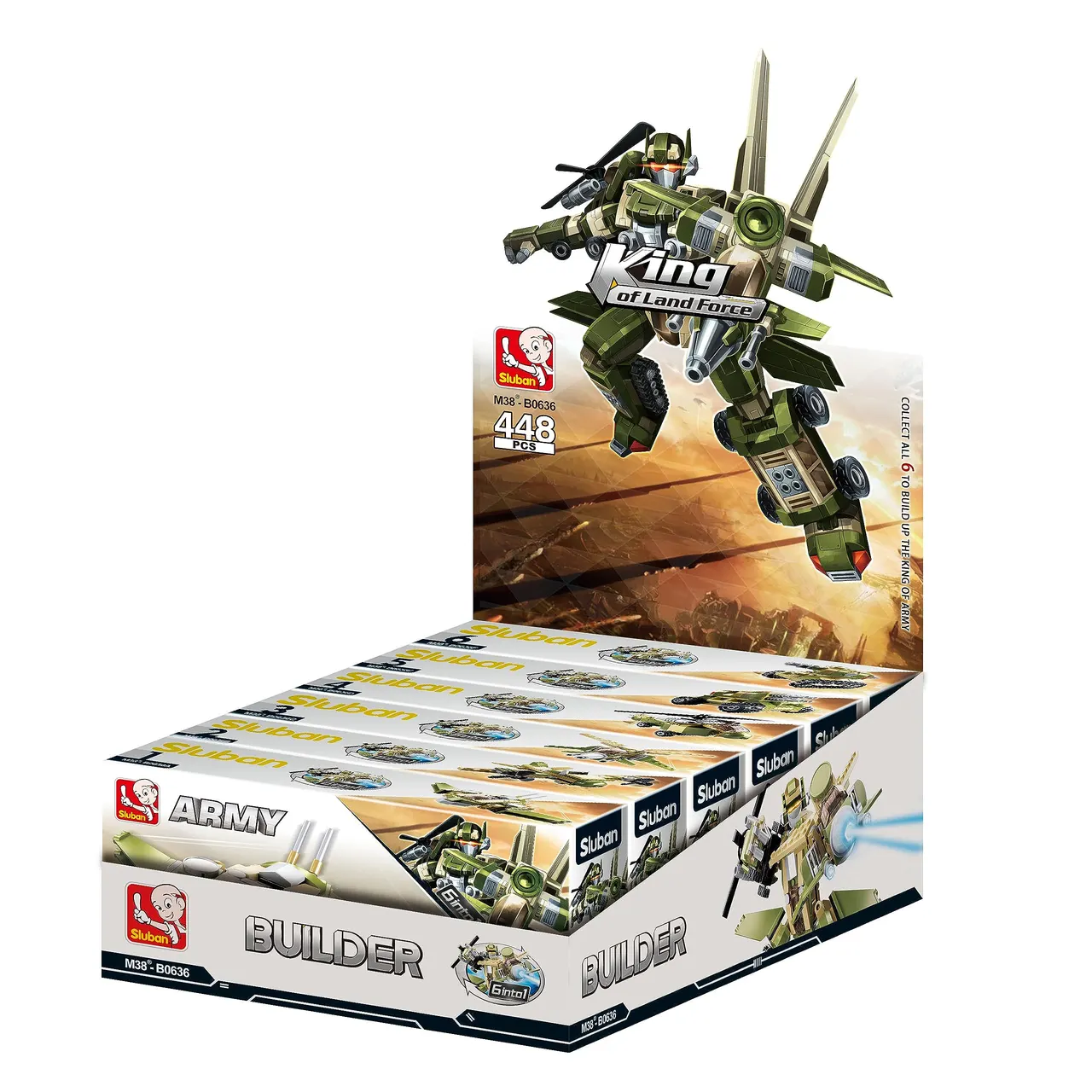 Sluban Transformers Creator Robot Militar Conjunto (M38-B0636) - Image 1