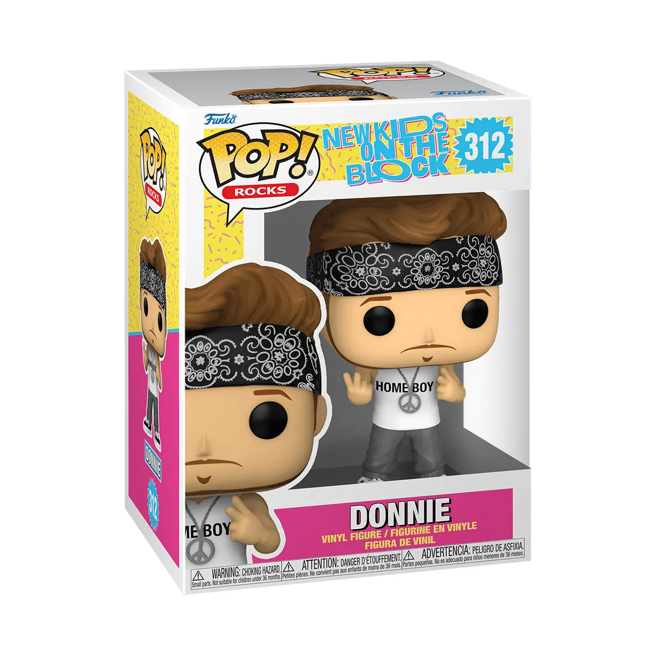 Funko POP! Rocks Donnie Wahlberg (New Kids on the Block) Vinyl Figure - Image 1