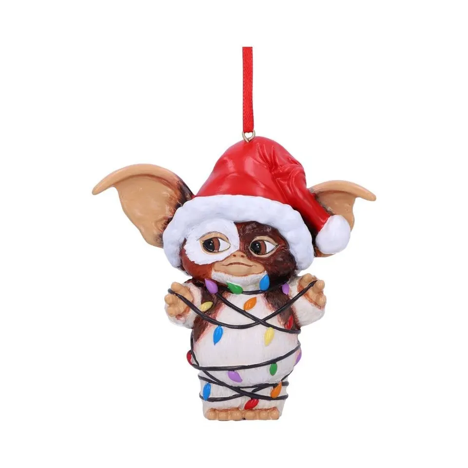 Nemesis Now Gizmo Fairy Lights Ornament – Red Hanging Décor - Image 2