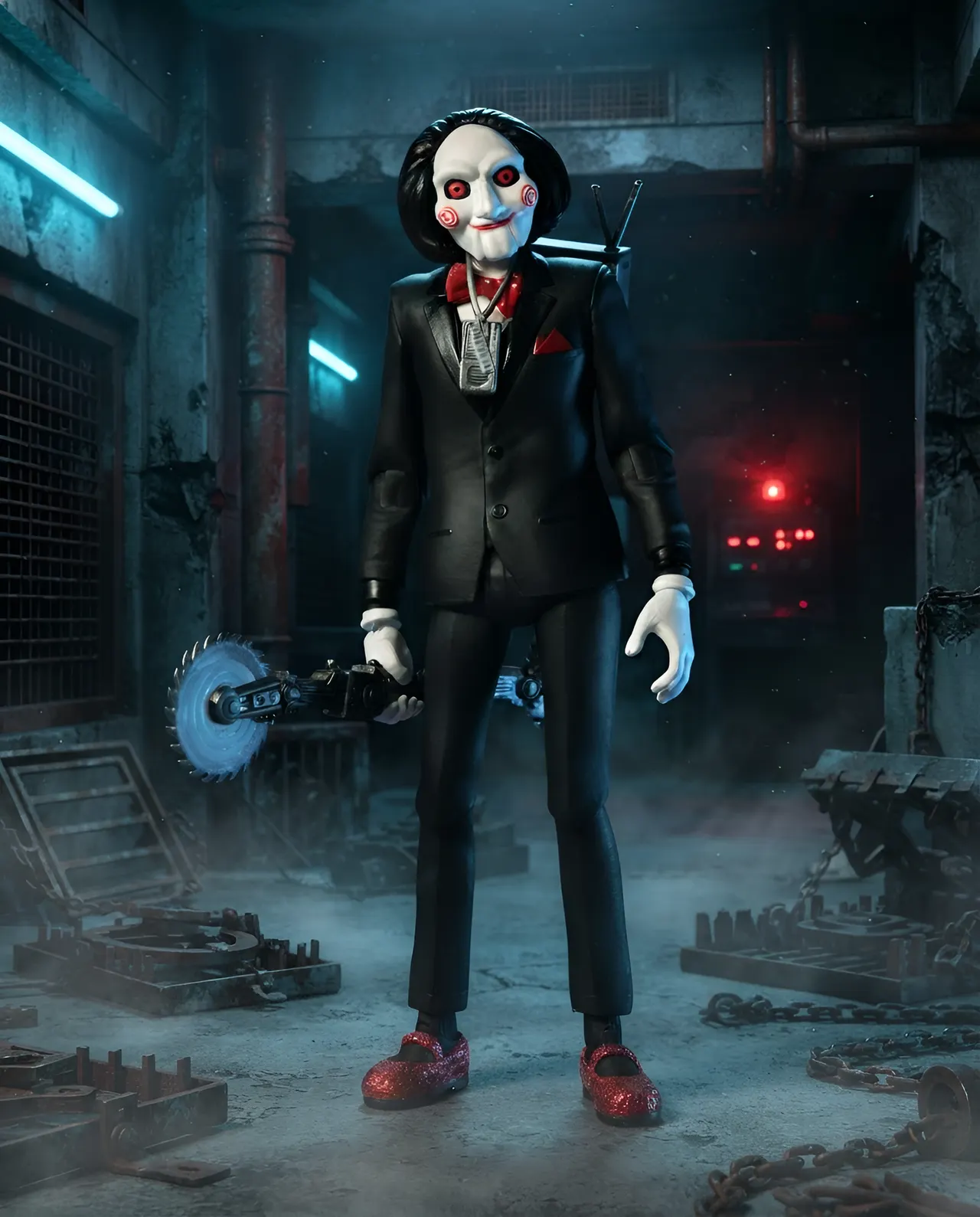 NECA Billy the Puppet Fortnite x Saw 18cm Action Figure - Image 7
