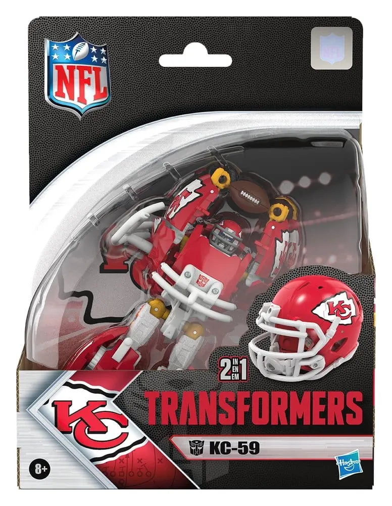 Hasbro Transformers NFL Kansas City Chiefs KC-59 Action Figure - Image 8