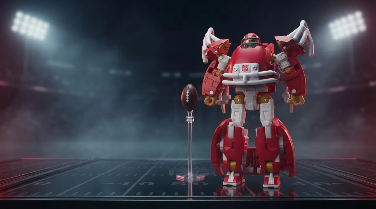 Hasbro Transformers NFL Kansas City Chiefs KC-59 Action Figure - Image 11
