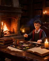 Winning Moves Harry Potter Trivial Pursuit Italian Edition Board Game - Thumbnail 7
