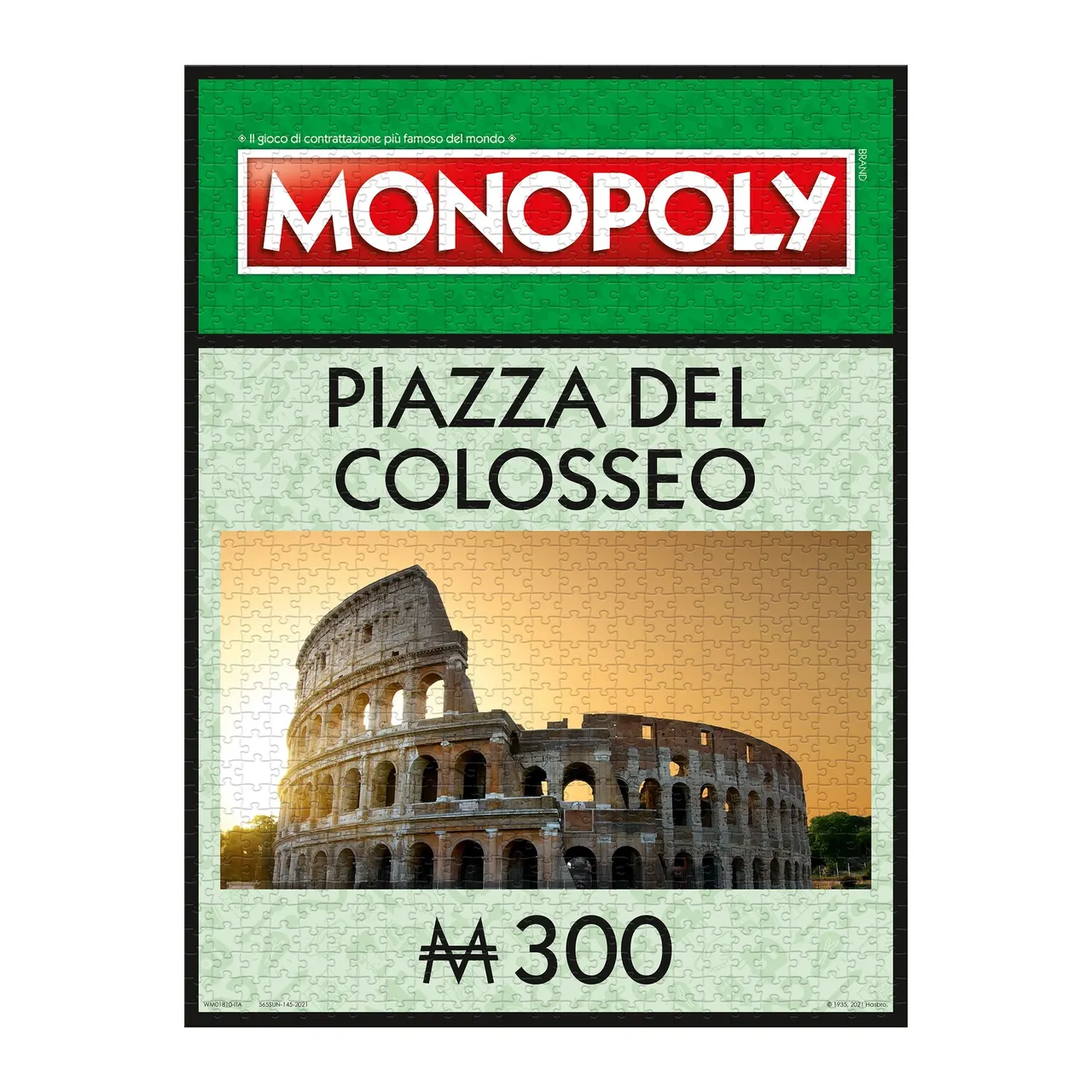 Winning Moves Monopoly – Il Colosseo, Roma 1000-Piece Puzzle - Image 1