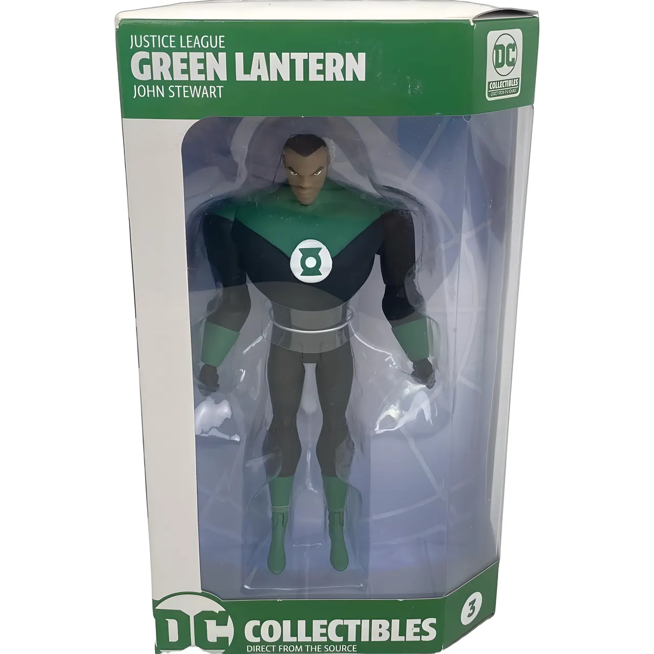 DC Collectibles Justice League John Stewart Green Lantern Modellino - Image 3
