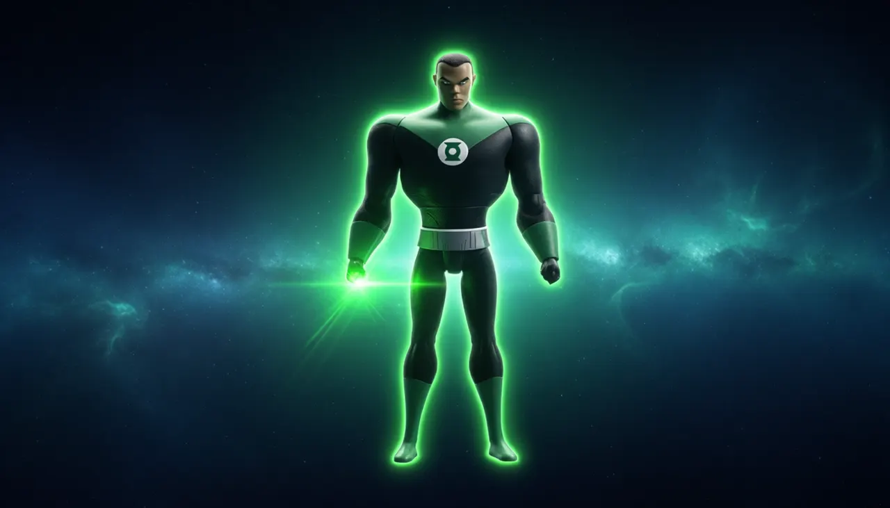 DC Collectibles Justice League John Stewart Green Lantern Modellino - Image 9