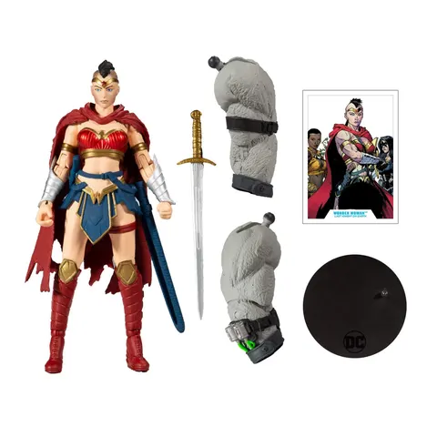 McFarlane Toys DC Build‑A 7" – Wonder Woman (Last Knight on Earth)