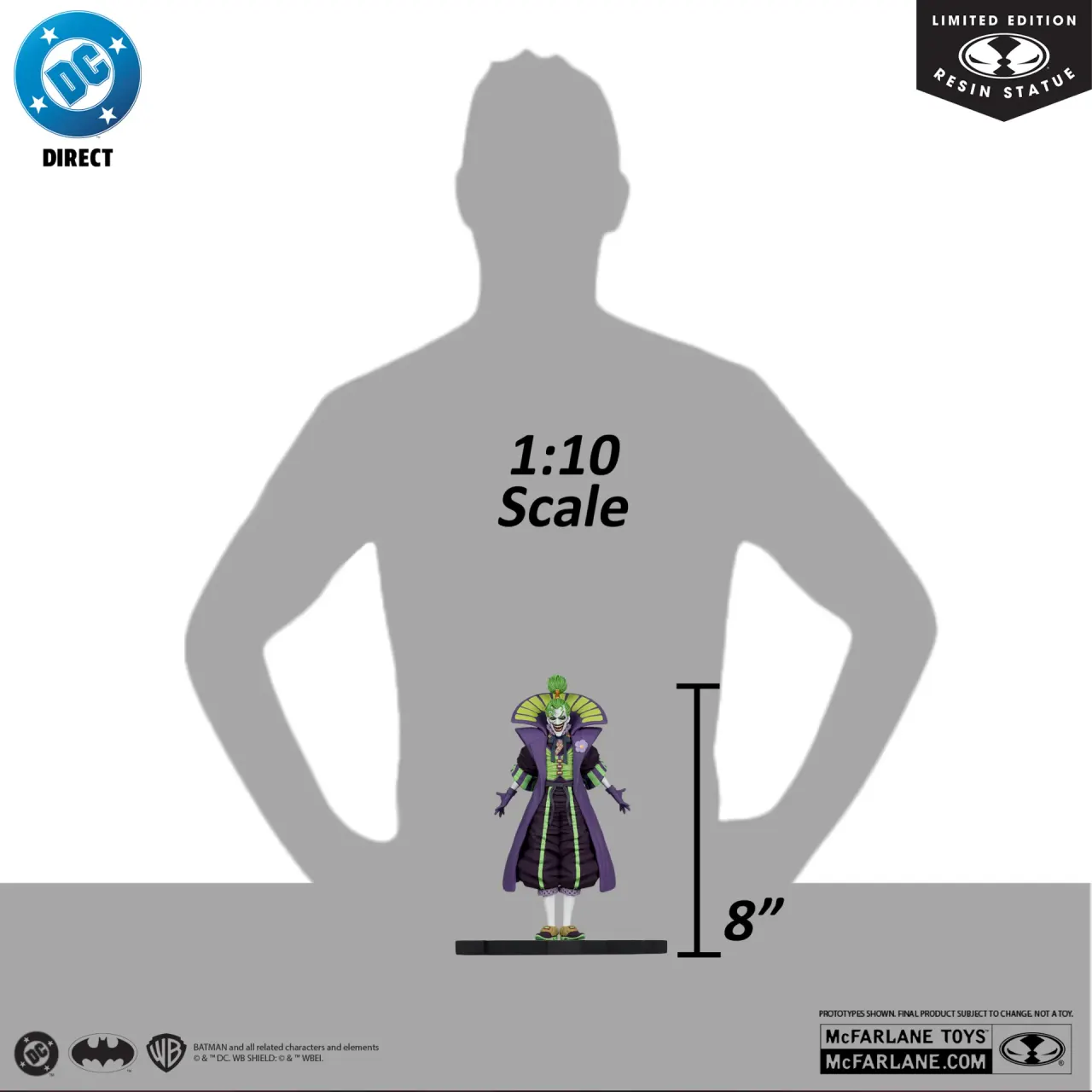 Joker Purple Craze Statue – Lord Joker (Batman Ninja) 1/10 – McFarlane - Image 5