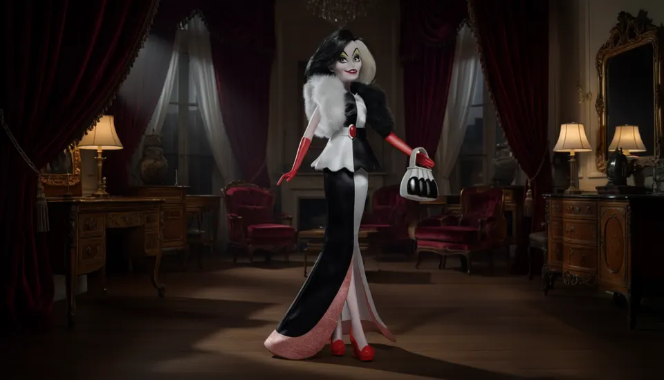 Hasbro Disney Villains Cruella De Vil 28cm Fashion Doll