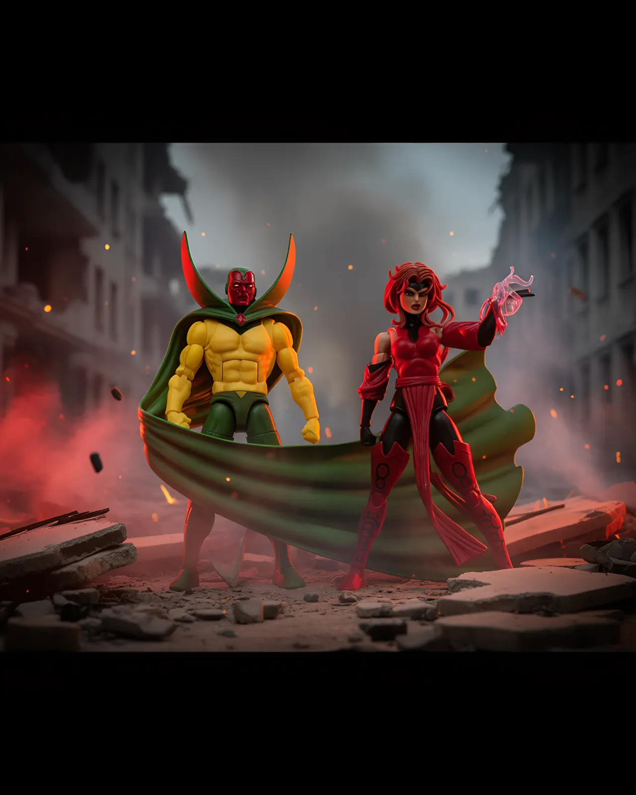 Hasbro Marvel Legends 6" Vision & Scarlet Witch 2‑Pack Action Figure - Image 13