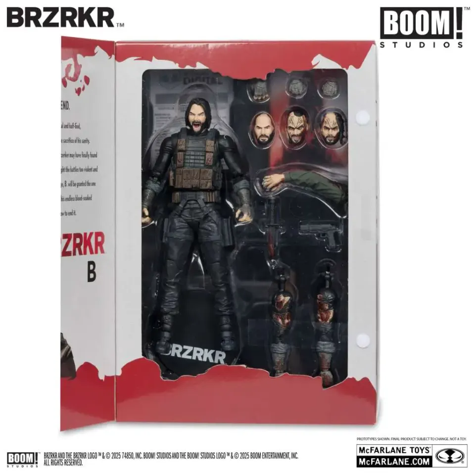 McFarlane Toys BRZRKR B 7" Deluxe Action Figure + Digital Collectible - Image 6