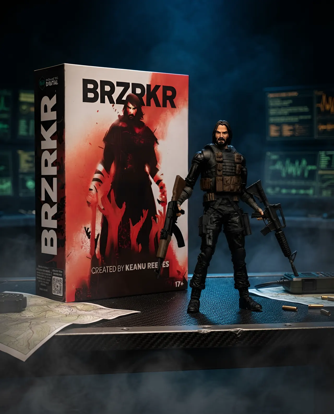 McFarlane Toys BRZRKR B 7" Deluxe Action Figure + Digital Collectible - Image 8