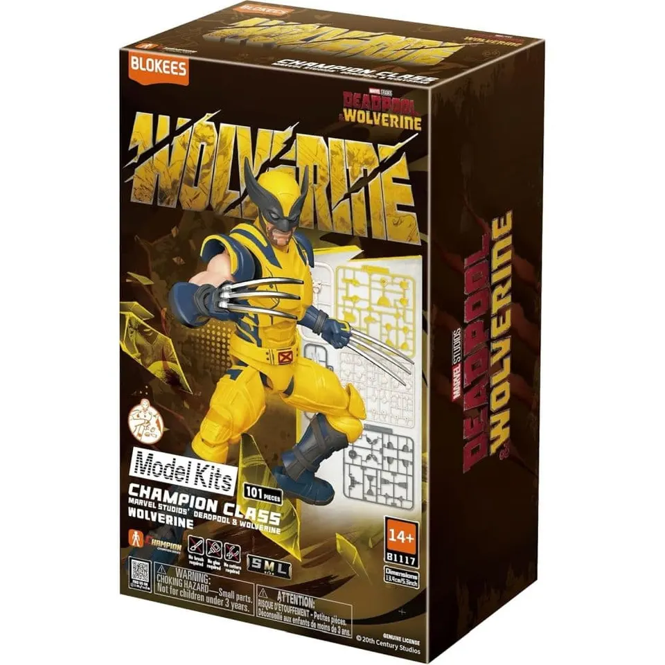 Blokees Marvel Champion Wolverine Action Figure – 13.4cm - Image 1
