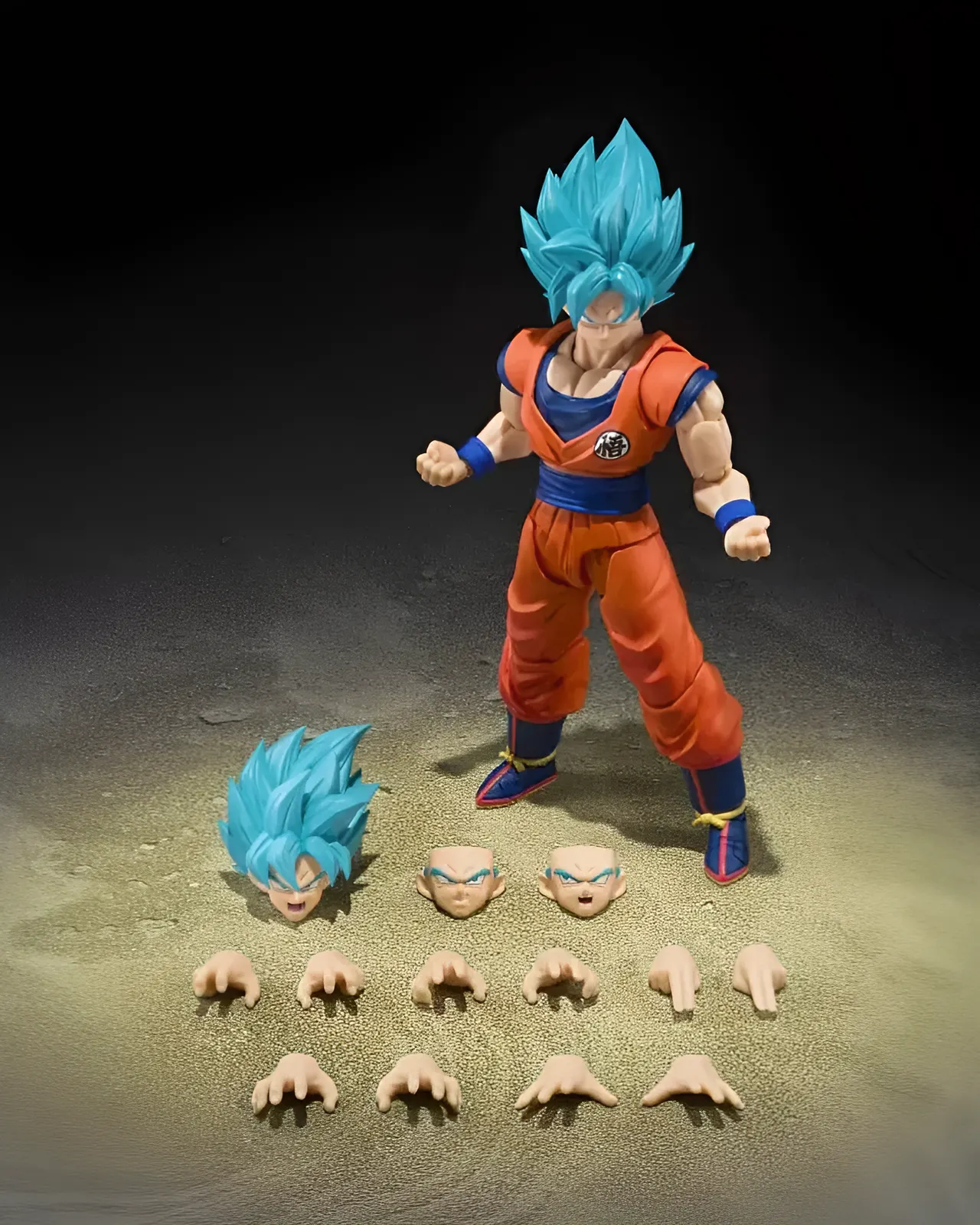 Tamashii Nations S.H.Figuarts 5.7" Dragon Ball Super Saiyan Blue Goku - Image 2