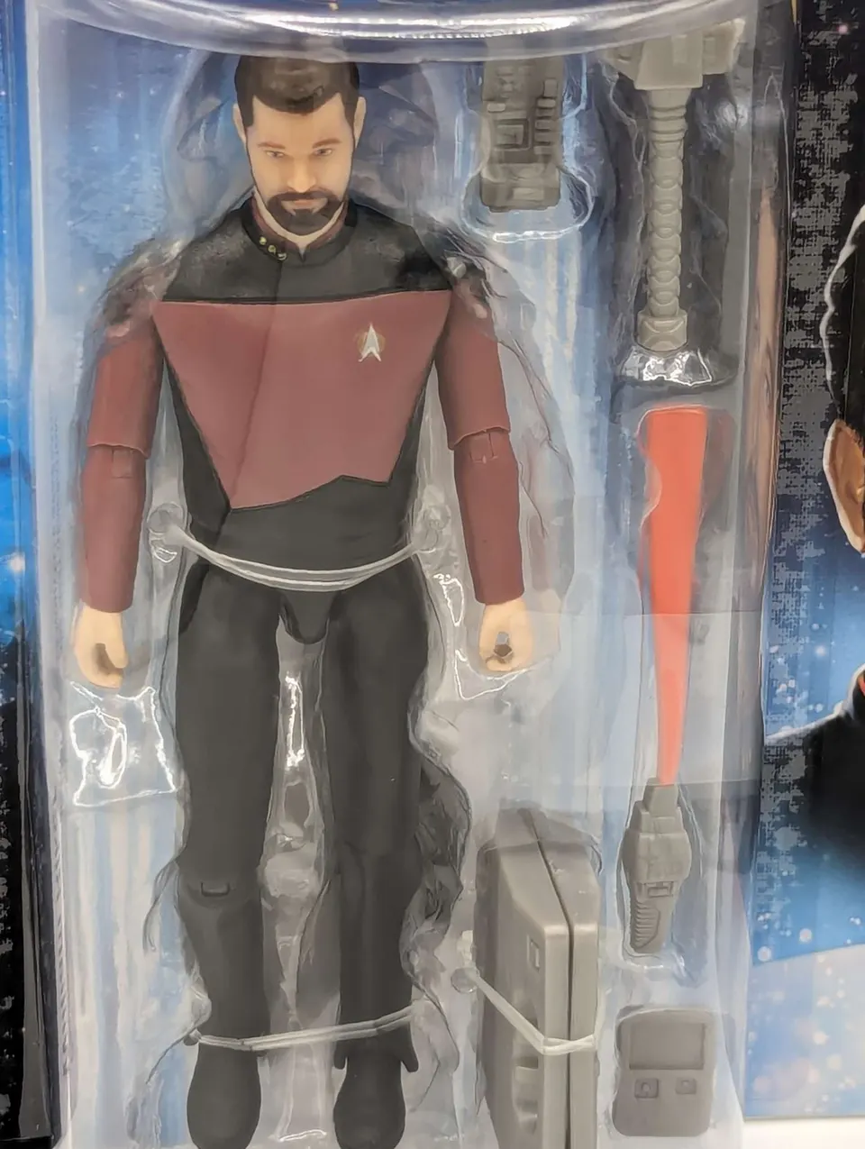 Mego Toys Star Trek Riker 5-inch figurine articulée - Image 7