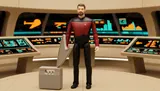 Mego Toys Star Trek Riker 5-inch figurine articulée - Thumbnail 8