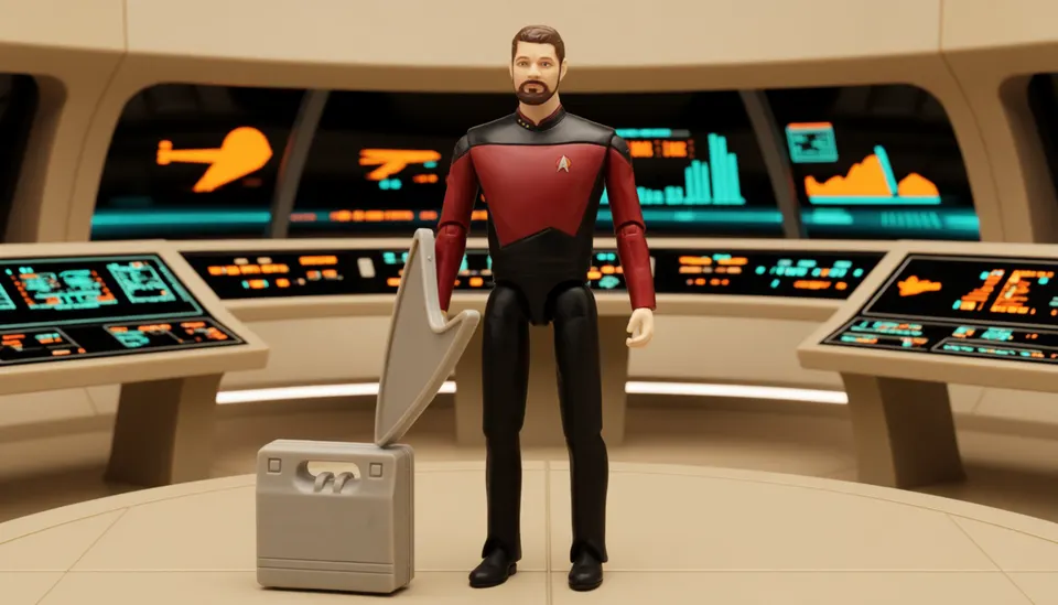 Mego Toys Star Trek Riker 5-inch figurine articulée