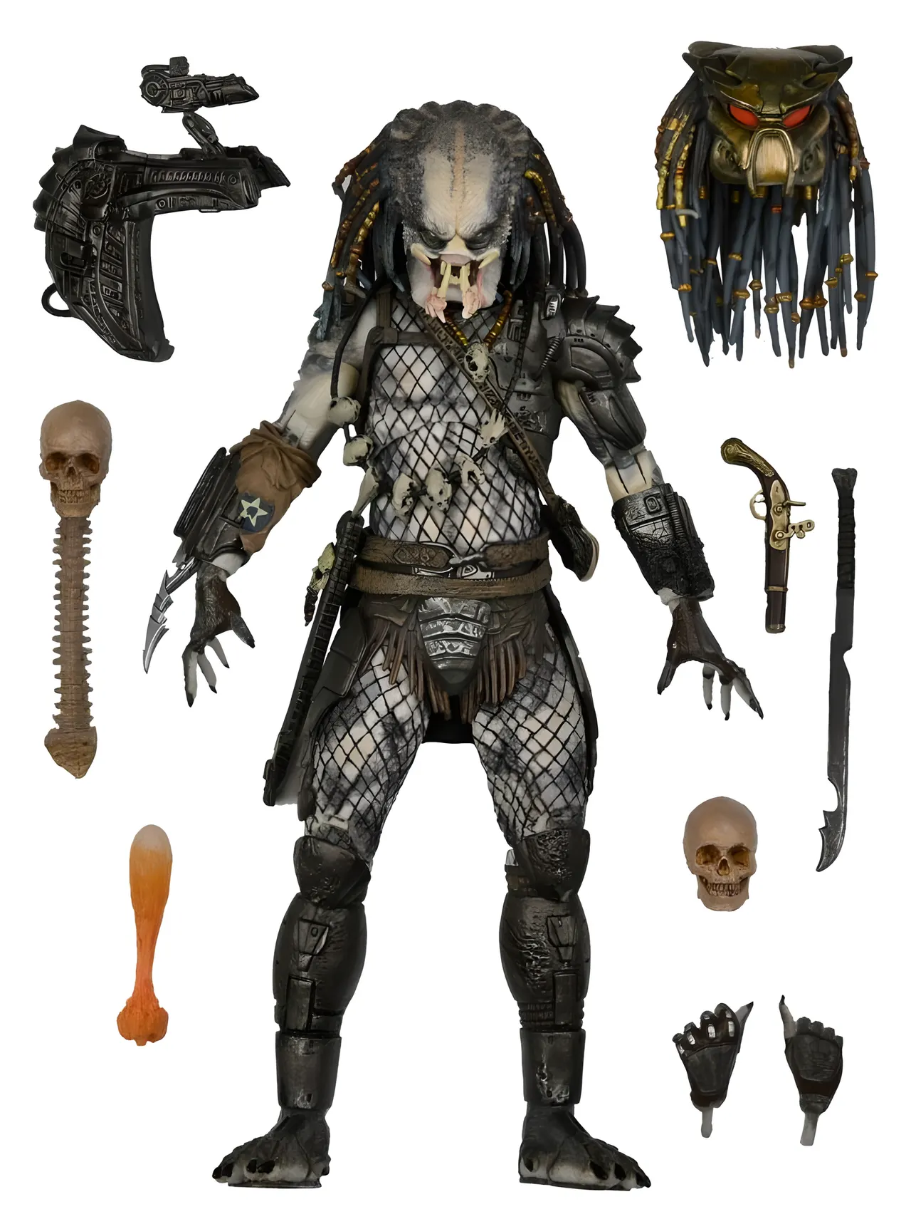 NECA Predator 2 Elder Predator Ultimate 7" Action Figure – 18 cm - Image 2