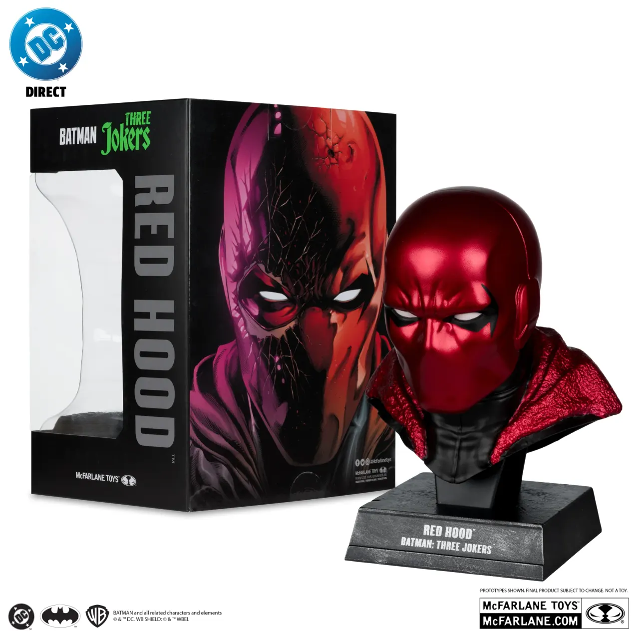 McFarlane Toys Red Hood (Batman: Three Jokers) 1:3 Cowl Replica - Image 4