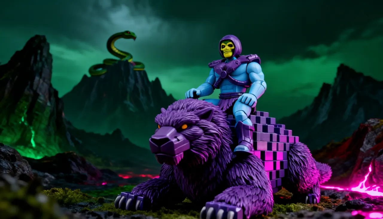 MEGA Masters of the Universe Skeletor & Panthor Construction Set GVY17 - Image 4