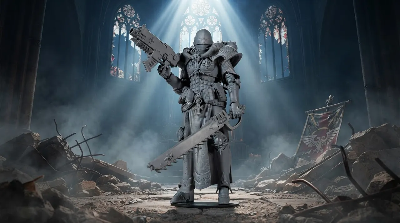 McFarlane Toys Warhammer 40k Adepta Sororitas AP 7" Figure - Image 11