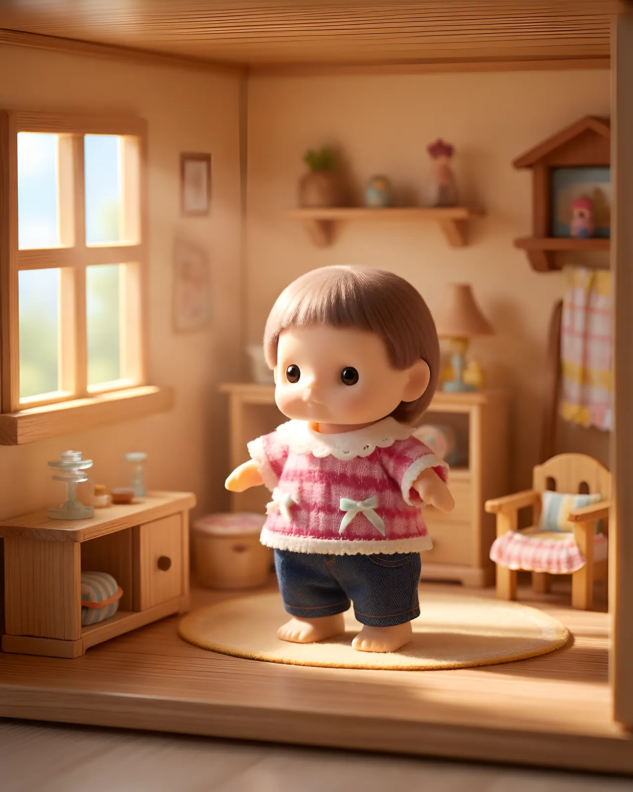 Rocco Giocattoli Monchhichi Playset Home – 34 x 13.3 x 30 cm - Image 3