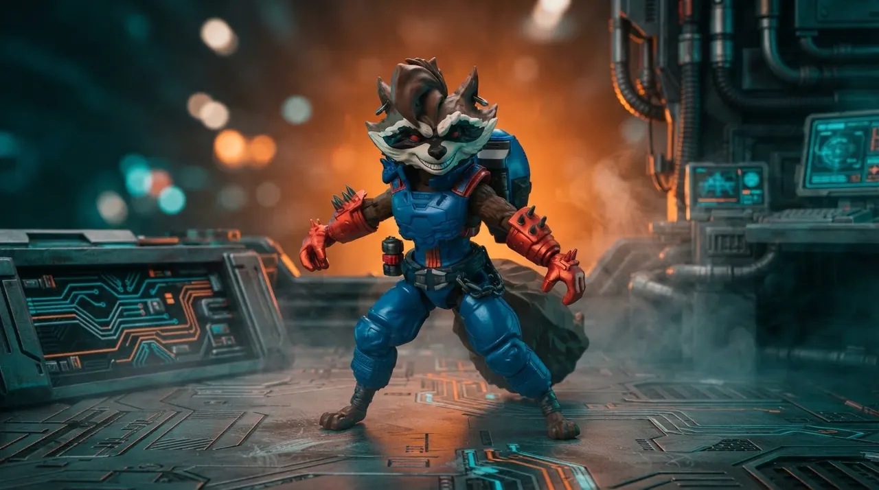 Blokees Marvel Rivals Rocket Raccoon Action Figure - BOKE31688 - Image 5